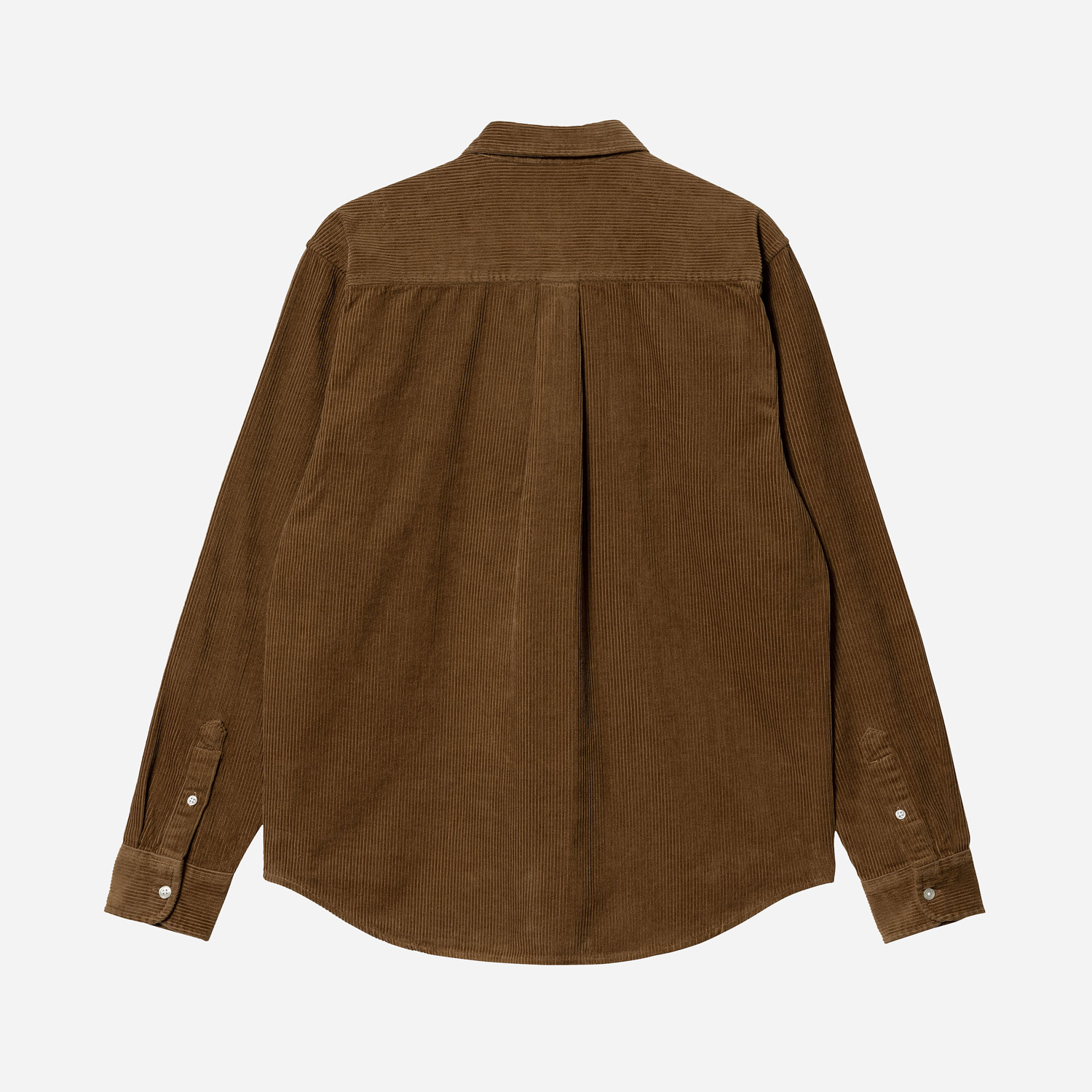 Carhartt Long Sleeve Madison Cord Shirt - Hamilton Brown/Black