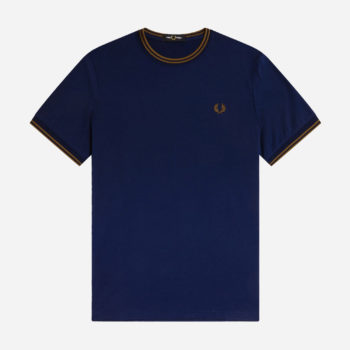 Fred Perry Twin Tipped Tee - French Navy