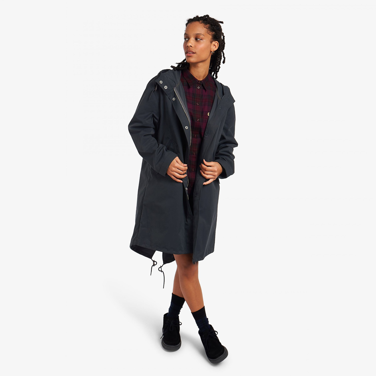 Fred Perry Women's Shell parka - Navy