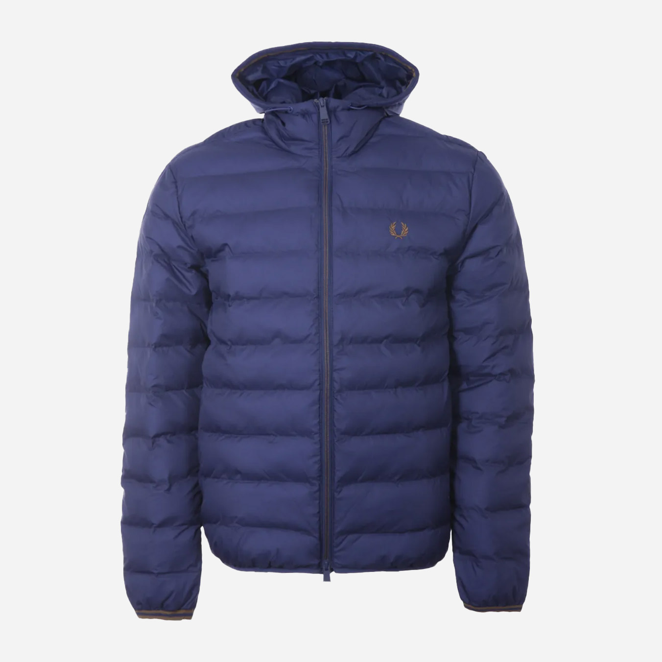 Fred Perry Hooded Insulated Jacket - French Navy