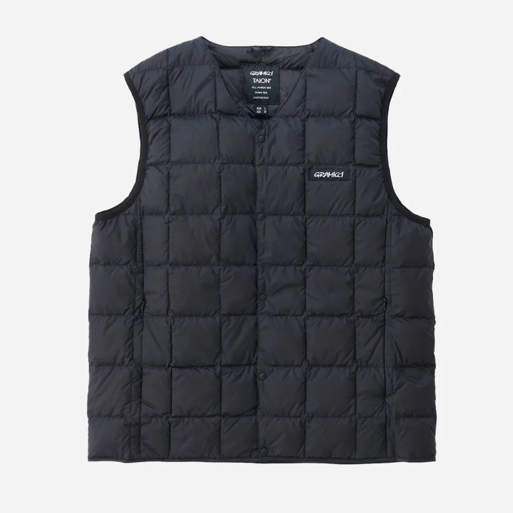 Gramicci X Taion Inner Down Vest - Black | The Cream Store