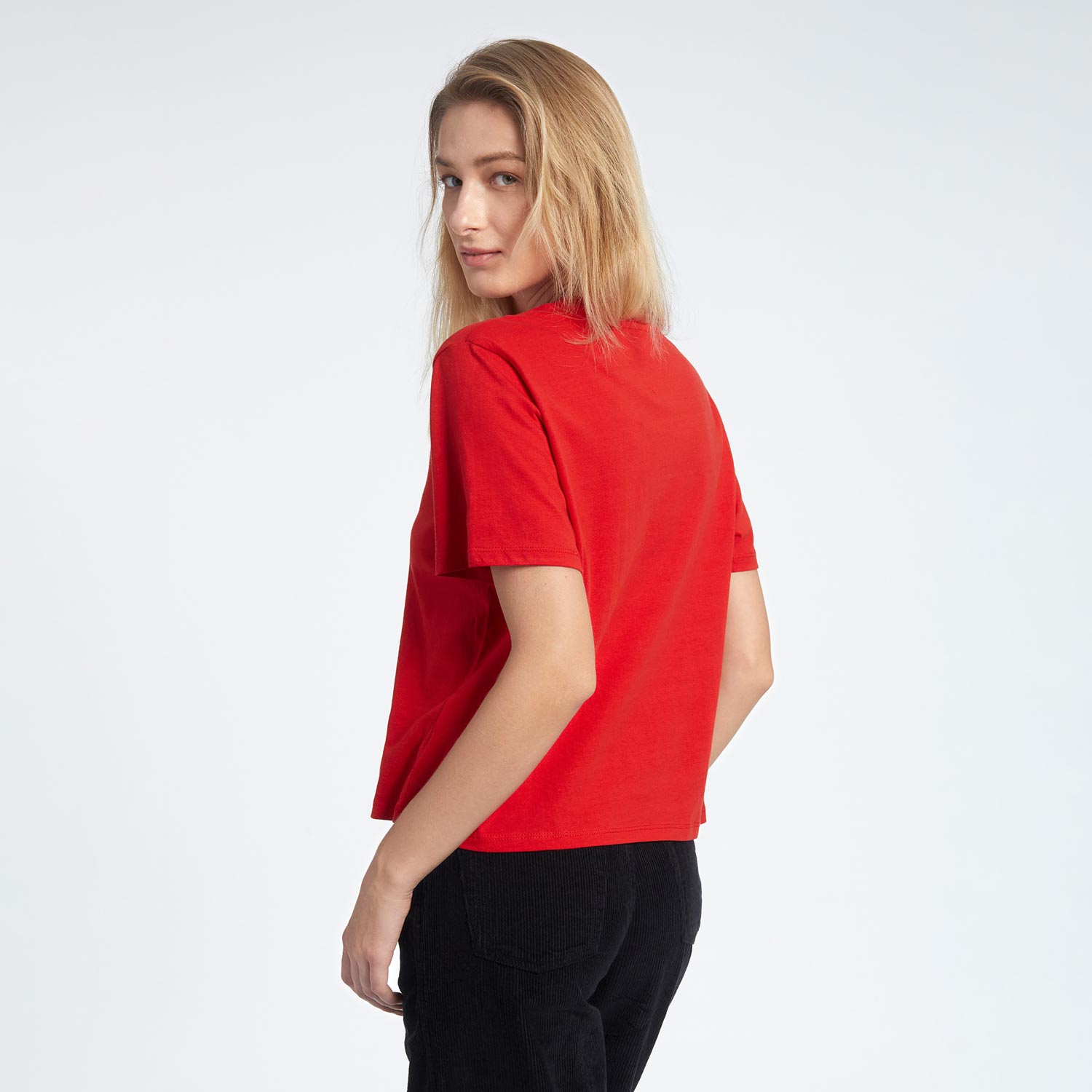 Tommy Jeans Woman's Classic Essential Logo Tee - Deep Crimson