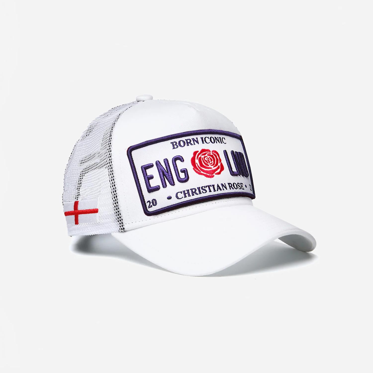 Christian Rose England World Cup Trucker Cap - White/Navy