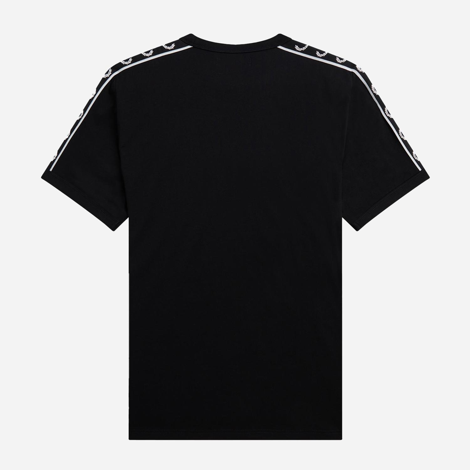 Fred Perry Contrast Tape Ringer Tee - Black/Black