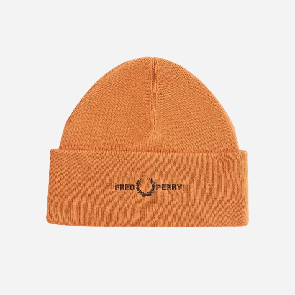 Fred Perry Graphic Beanie - Nut Flake