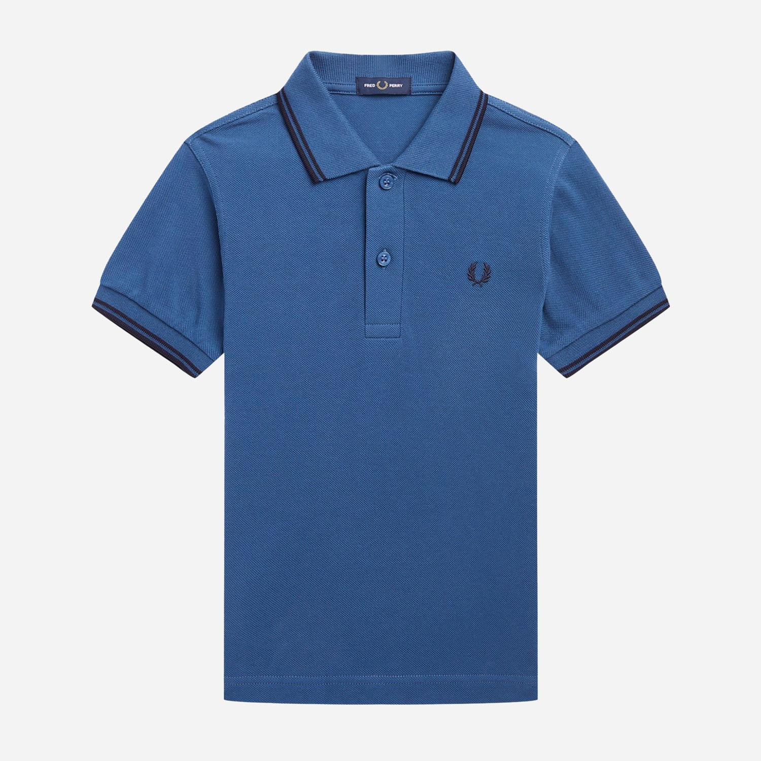 Fred Perry Kids Twin Tipped Polo Shirt - Midnight Blue/Navy