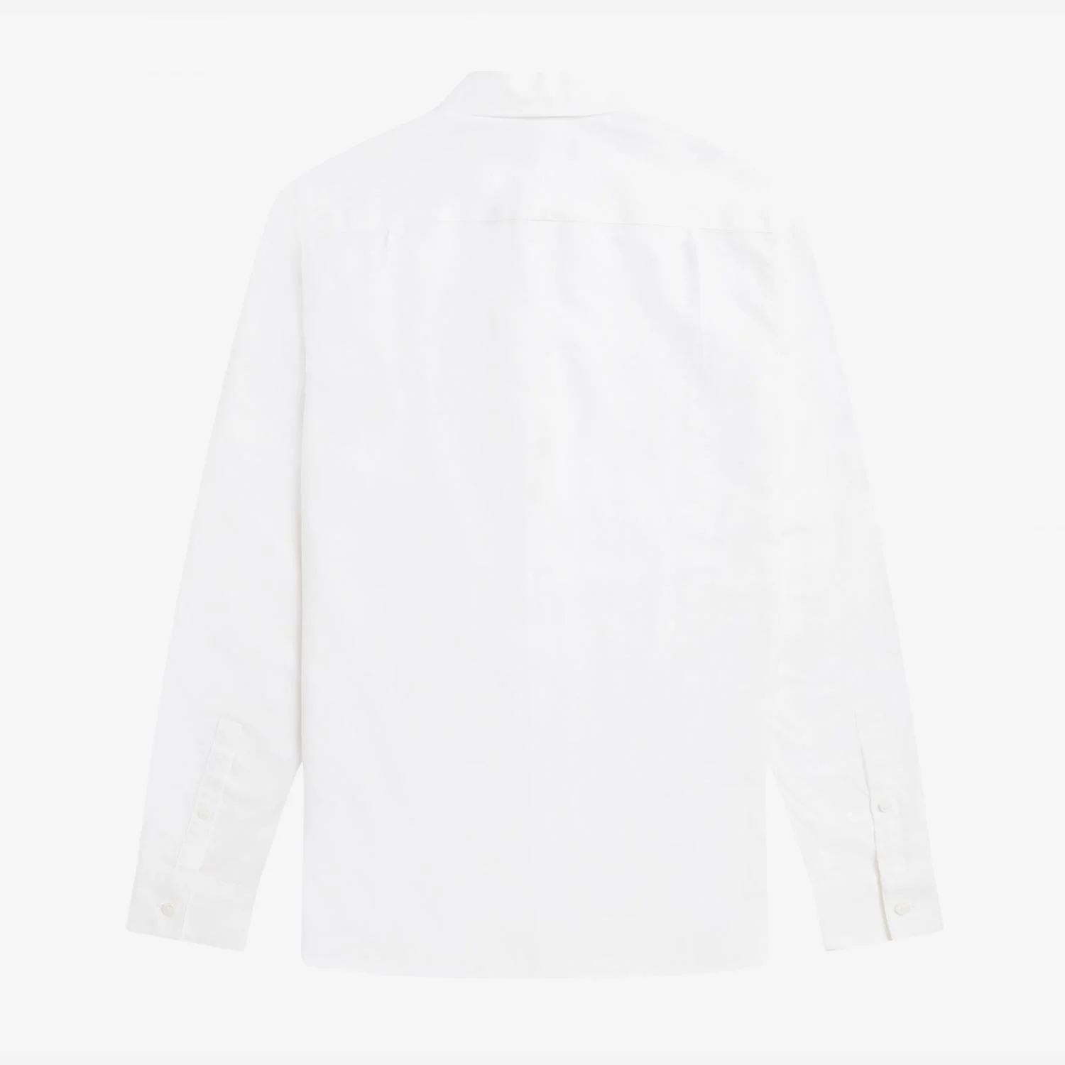 Fred Perry Long Sleeve Oxford Shirt - White