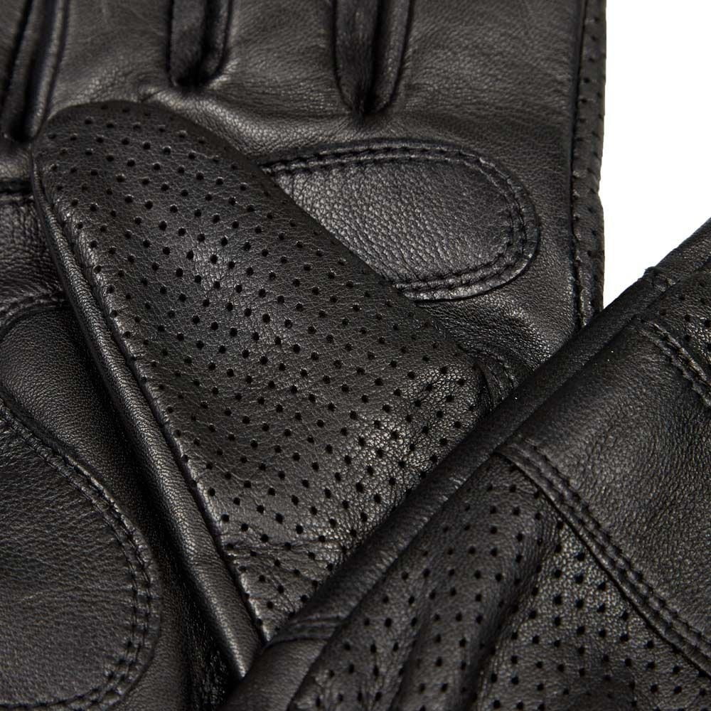 Fred Perry Perforated Leather Glove - Black
