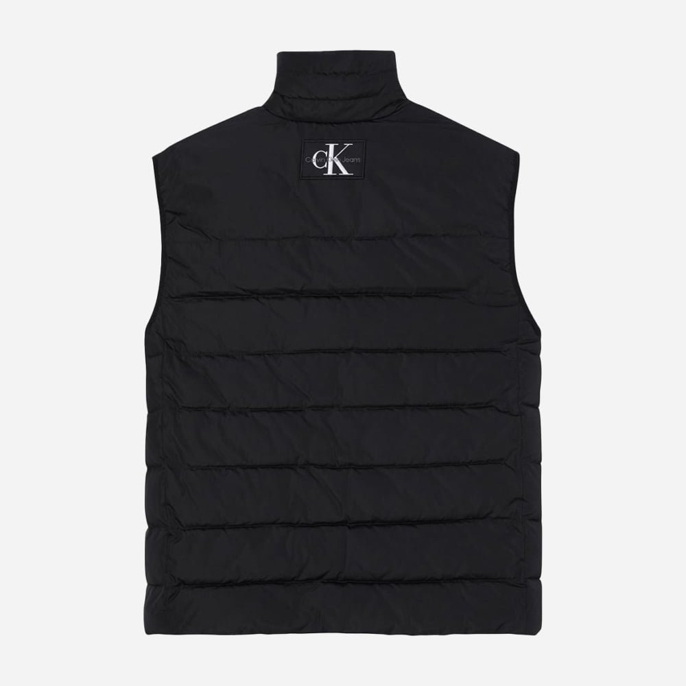 Calvin Klein Badge Trim Vest - Black Calvin Klein Badge Trim Vest - Black