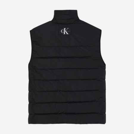 Calvin Klein Badge Trim Vest - Black