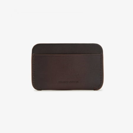 Fred Perry Burnished Leather Cardholder - Oxblood
