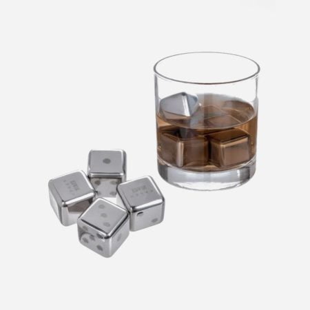 Edwin Stainless Steel Ice Cube Tray - Silver