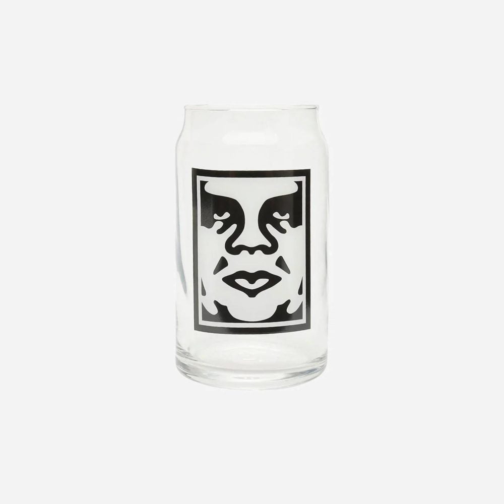 Obey Icon Drinking Glass - Clear