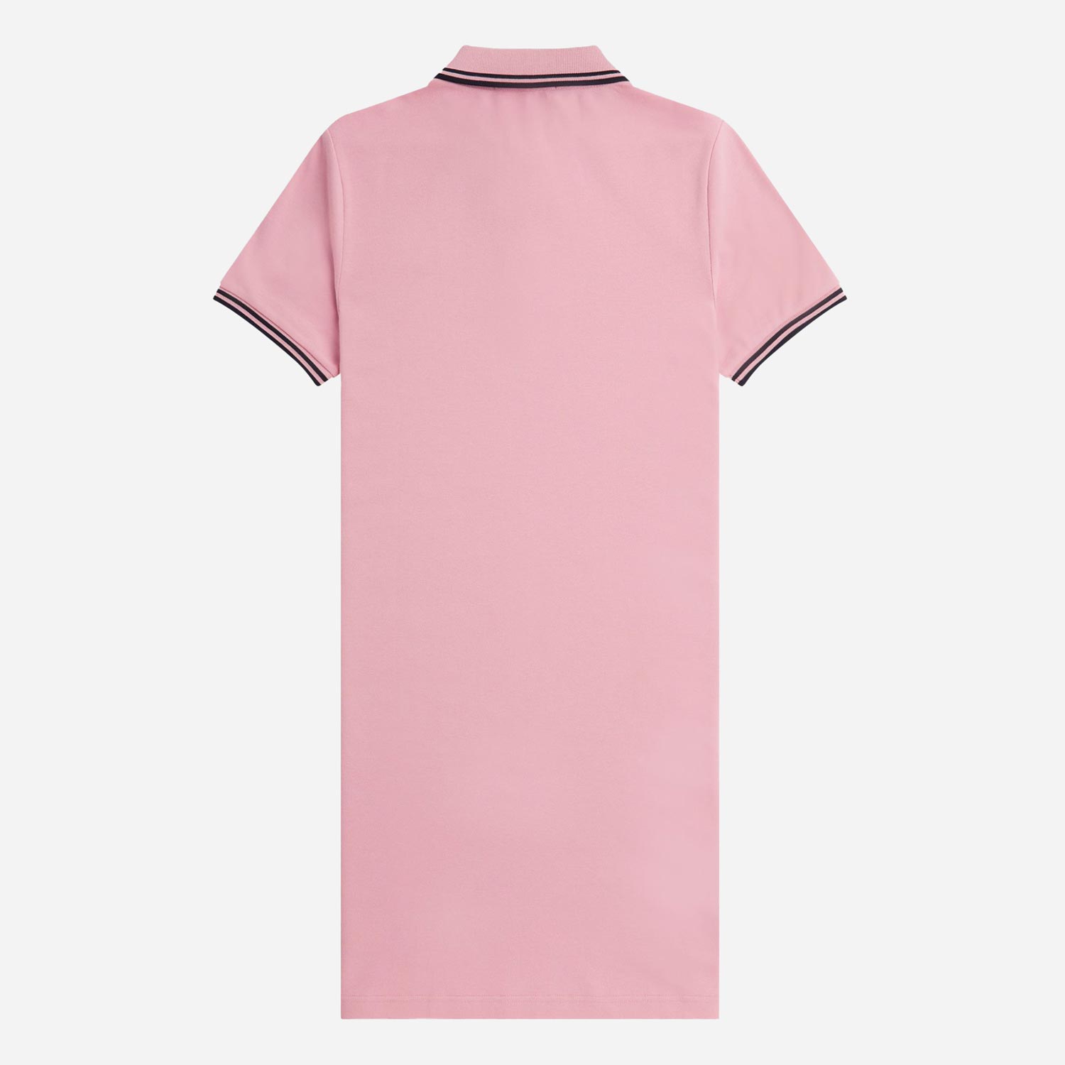 Fred Perry Women's Twin Tipped Regular Fit Short Sleeve Dress - Chalky Pink