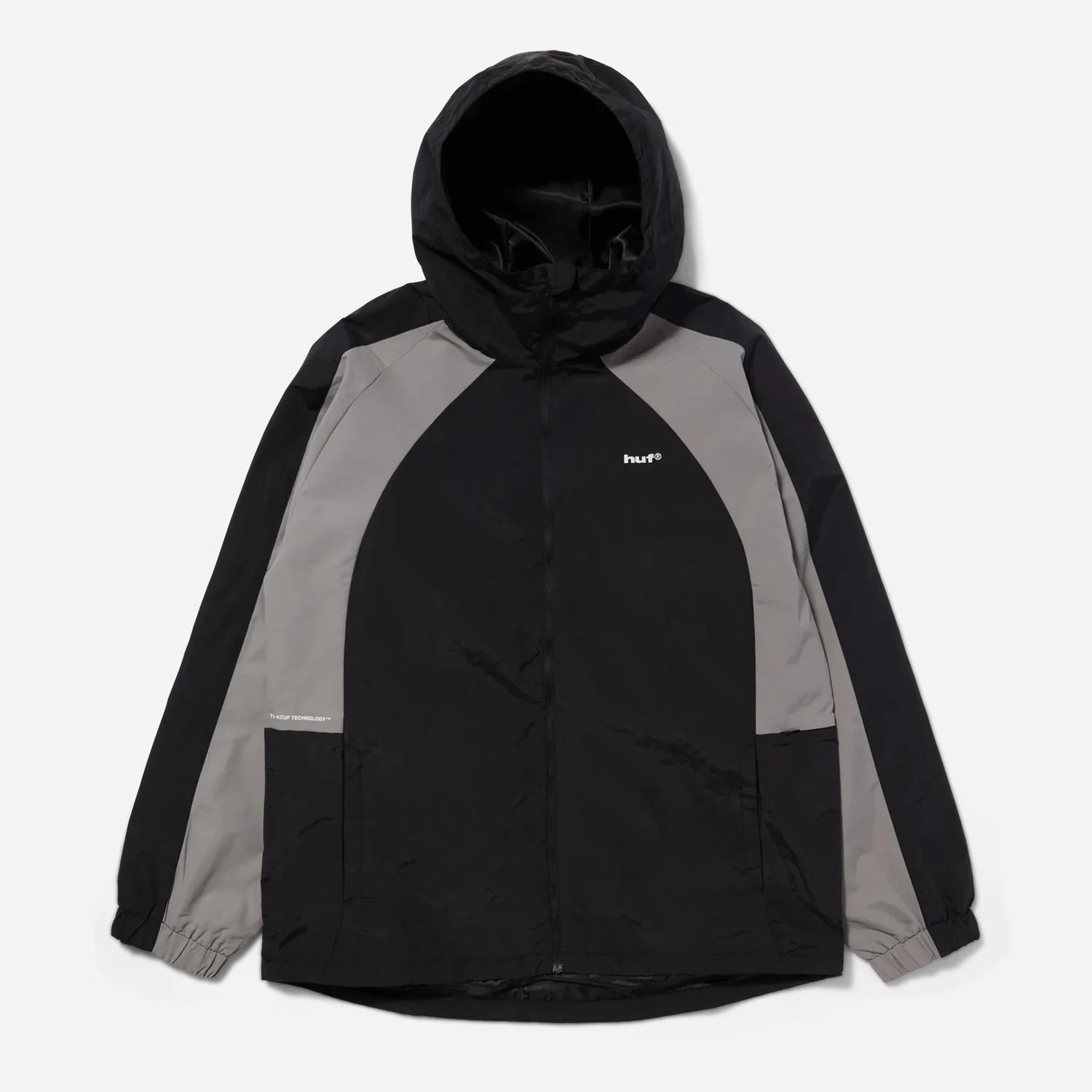 HUF Set Shell Regular Fit Long Sleeve Jacket - Black