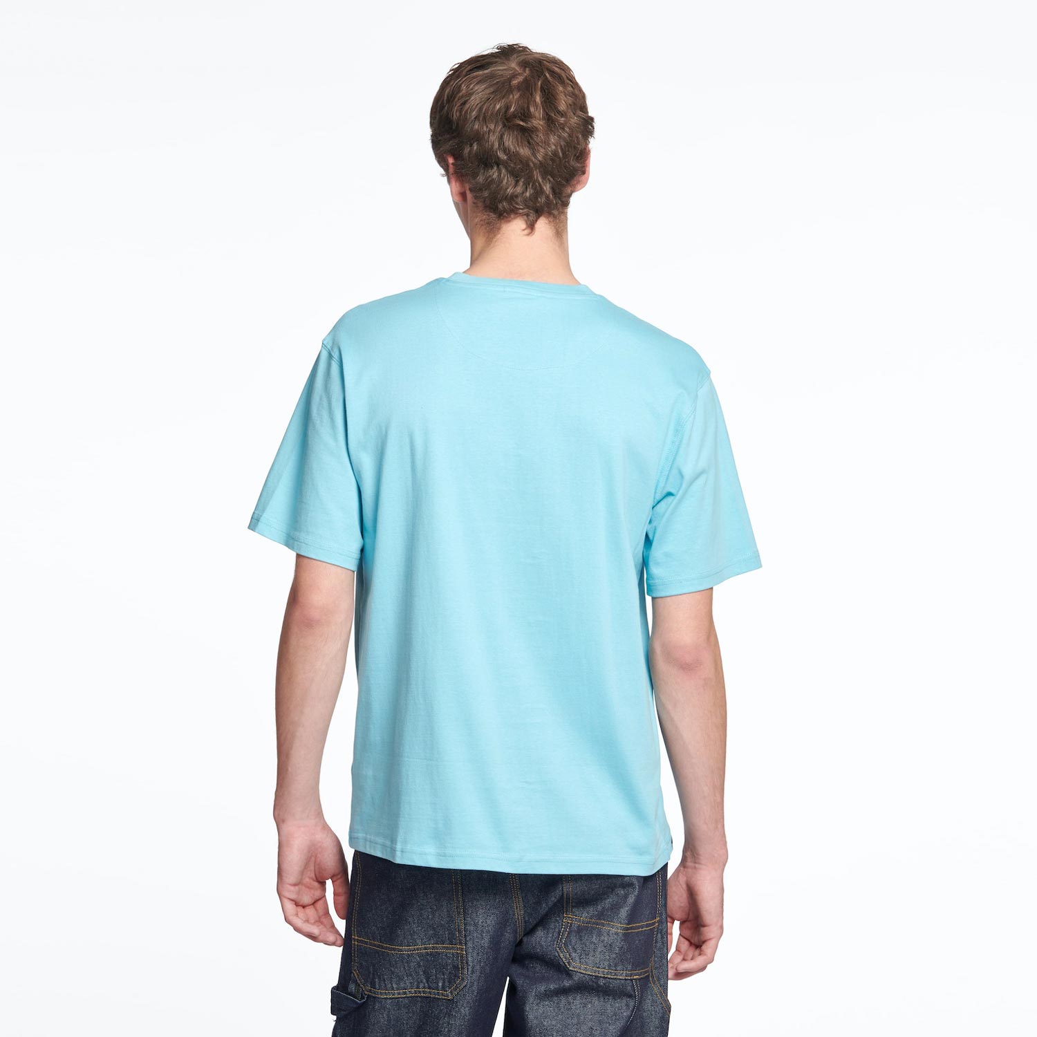 Penfield Hudson Script Relaxed Fit Short Sleeve Tee - Milky Blue