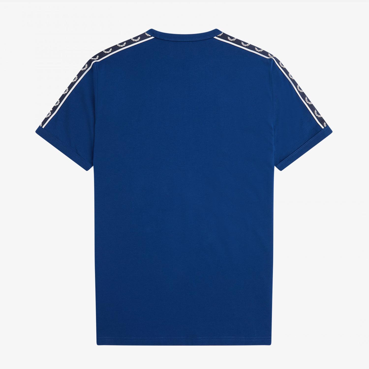 Fred Perry Contrast Tape Ringer Regular Fit Short Sleeve Tee - Shaded Cobalt/Navy