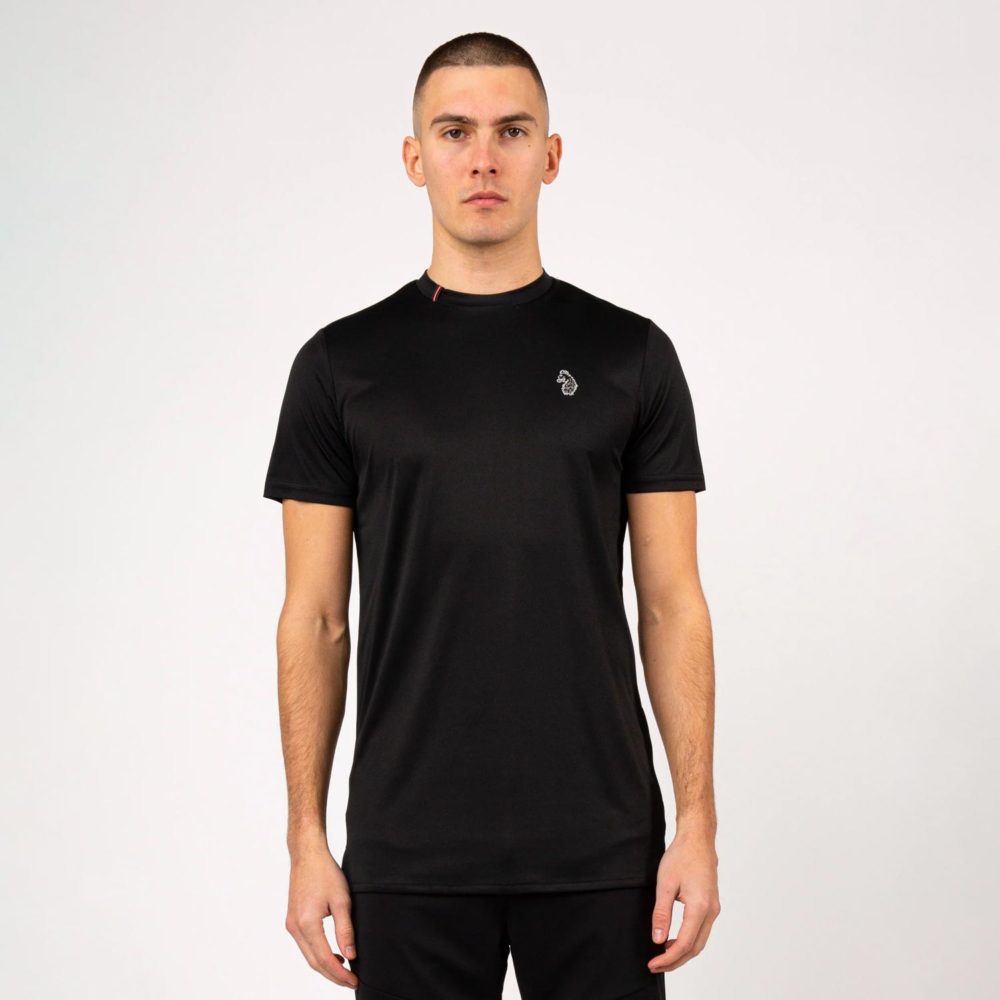 Luke Super Gym Slim Fit Short Sleeve Tee - Jet Black