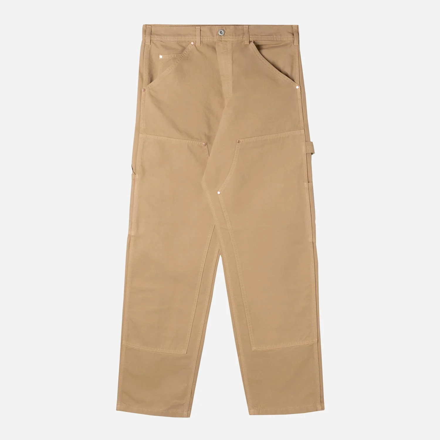 Stanray Relaxed Straight Fit Double Knee Pant - Khaki Twill