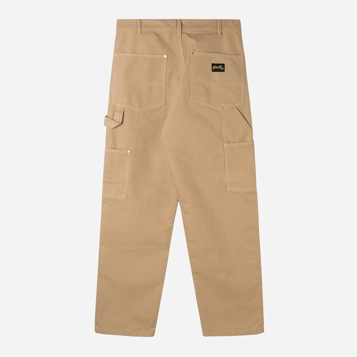 Stanray Relaxed Straight Fit Double Knee Pant - Khaki Twill