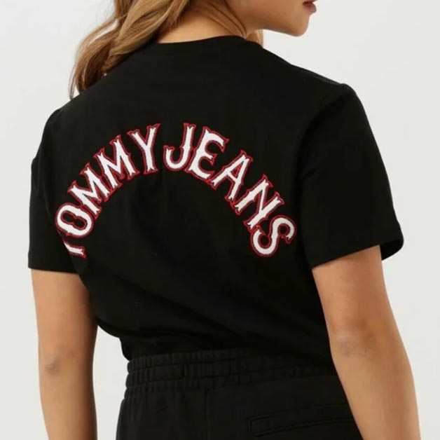 Tommy Jeans Women's Varsity Prep 2 Tee - Black