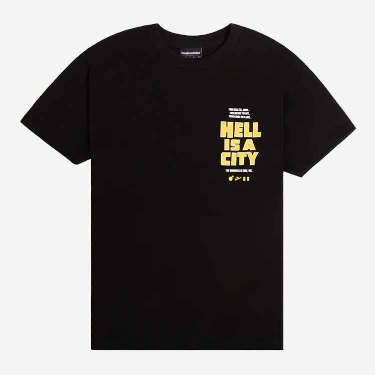 The Hundreds Hell Is A City Regular Fit Short Sleeve Tee - Black