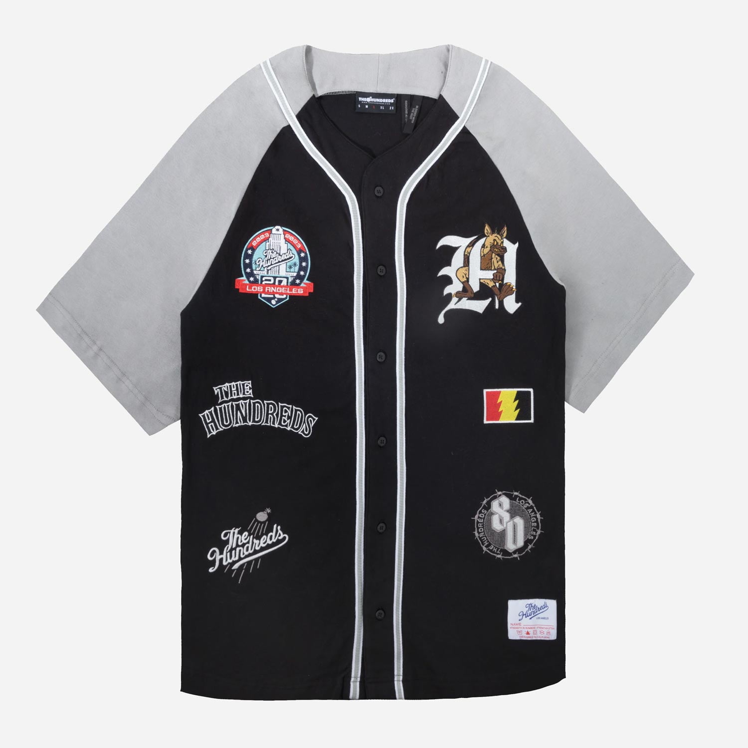 The Hundreds League Regular Fit Short Sleeve Jersey - Black