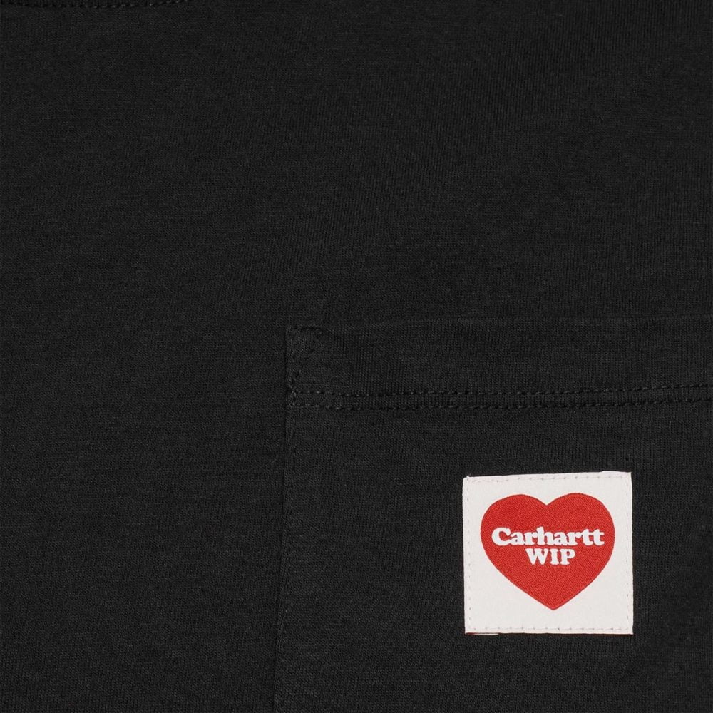 Carhartt WIP Women's Pocket Heart Tee - Black