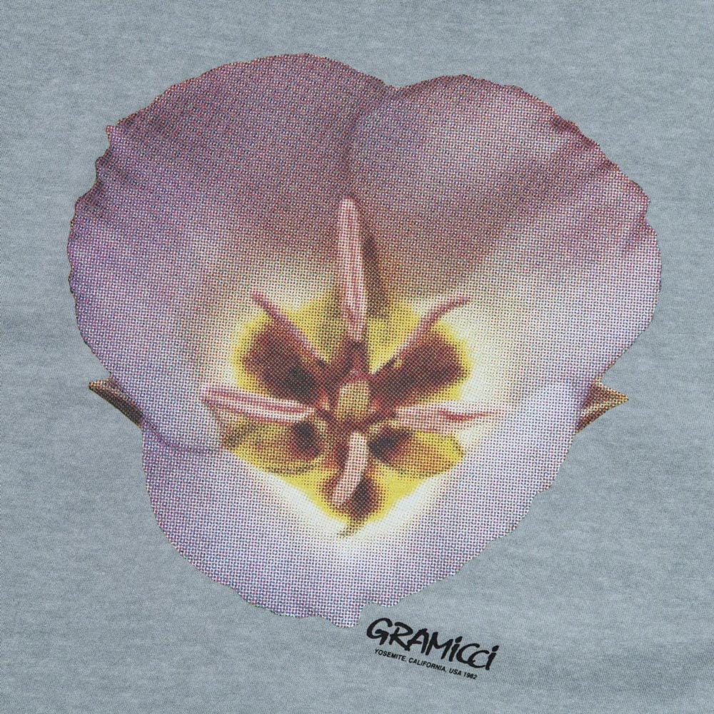 Gramicci Flower Loose Fit Short Sleeve Tee - Smoky Slate Pigment