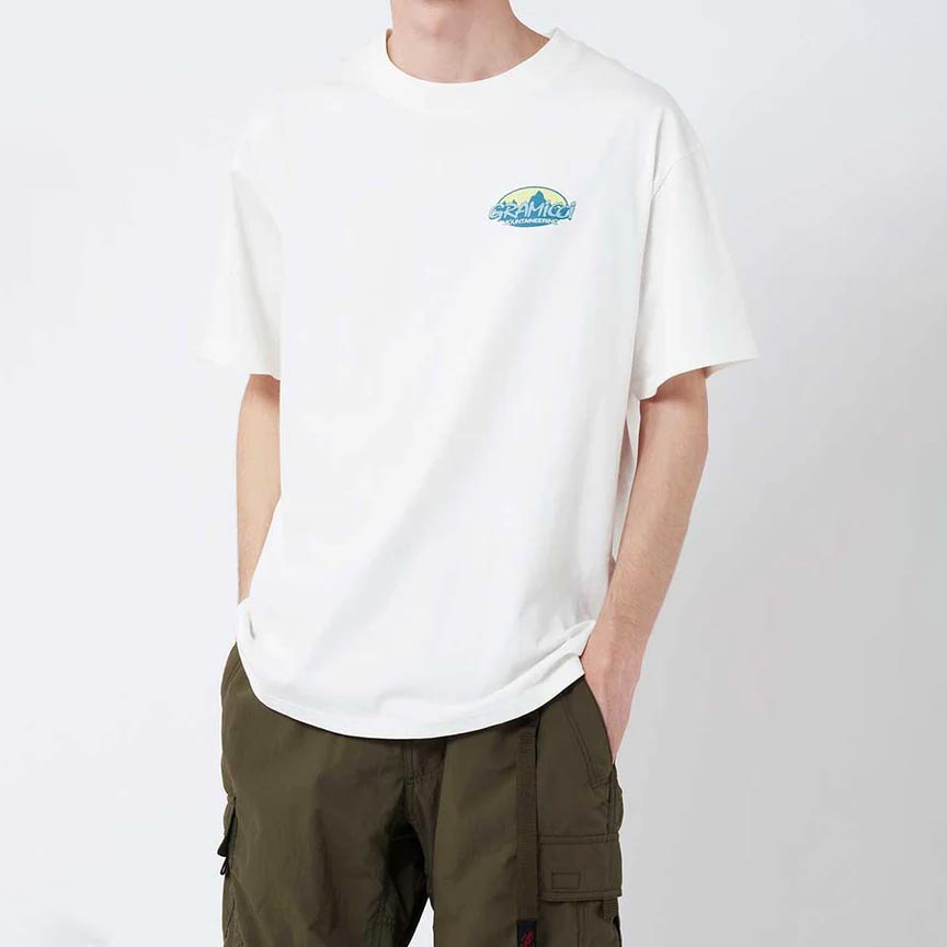 Gramicci Summit Loose Fit Short Sleeve Tee - White