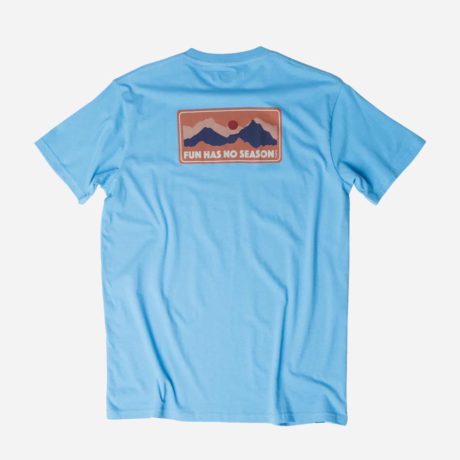 Kavu All The Fun  Short Sleeve Tee - Charged Blue