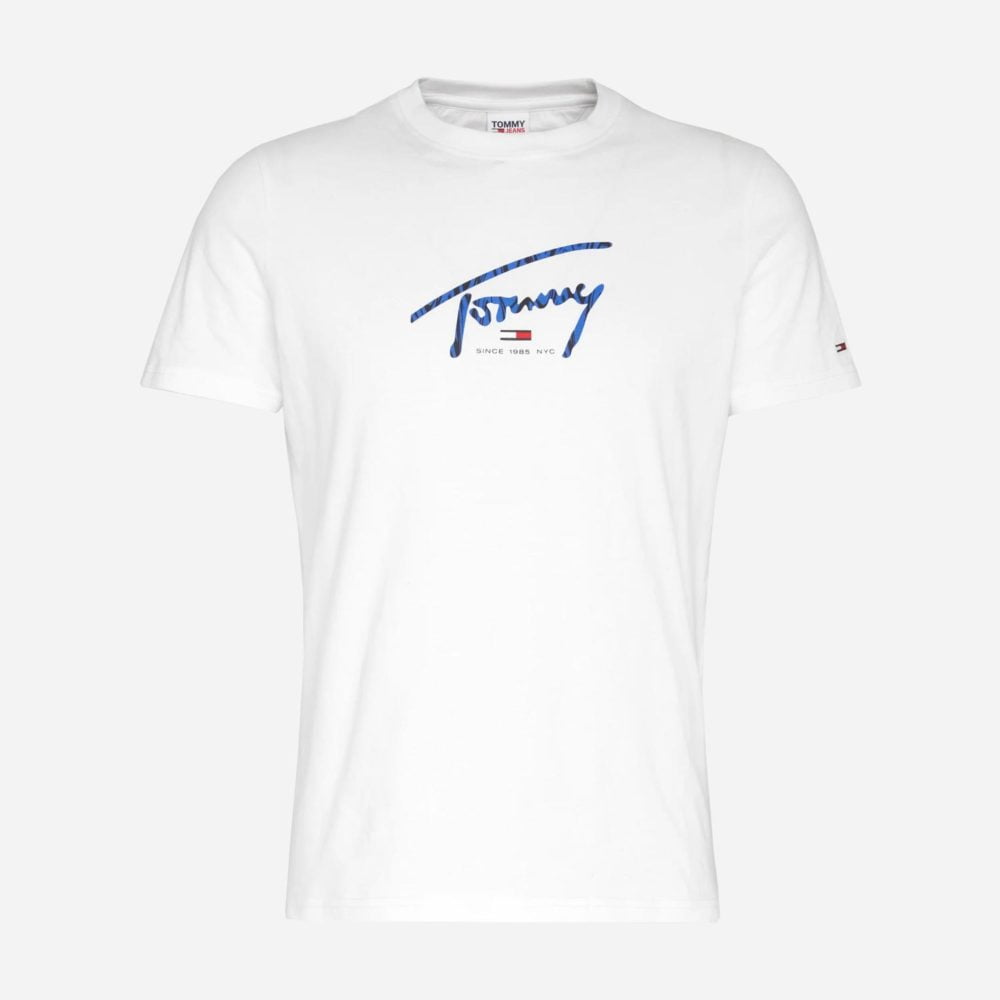 Tommy Jeans Signature Psychedelic Tee - White