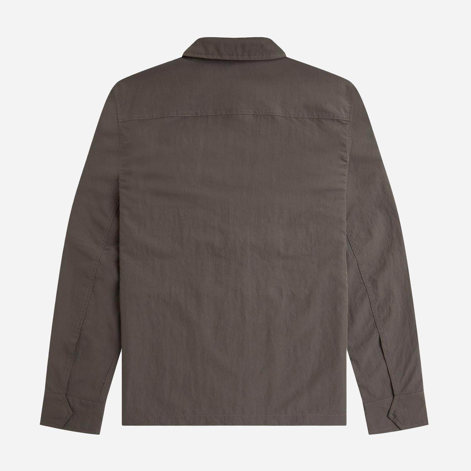 Fred Perry Regular Fit Zip Overshirt - Field Green