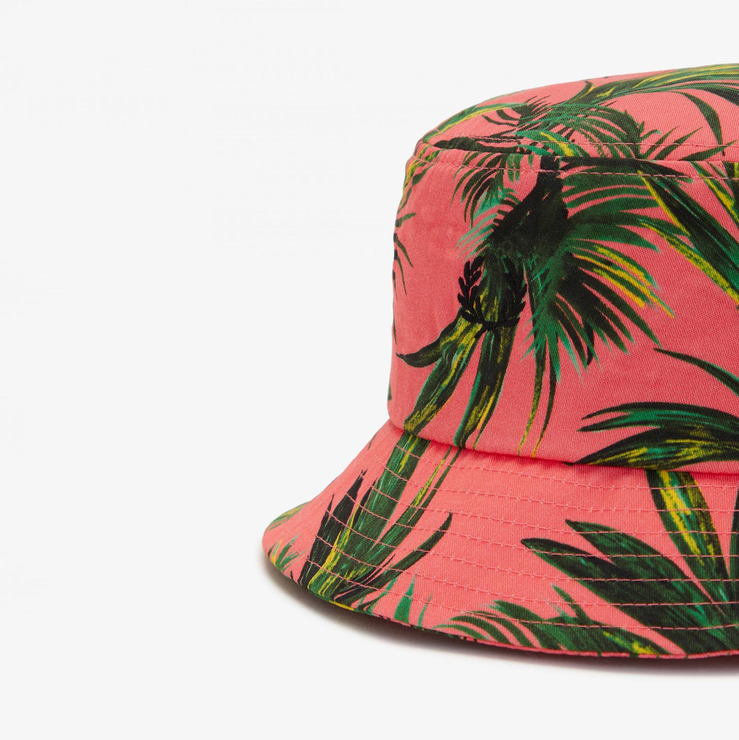 Fred Perry Women's X Amy Winehouse Palm Print Bucket Hat - Coral Heat