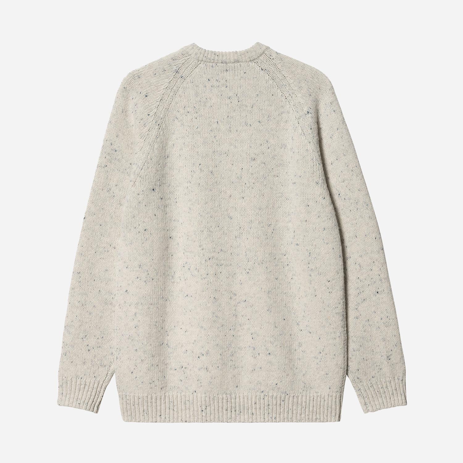 Carhartt WIP Anglistic Regular Fit Knitted Sweater - Speckled Salt