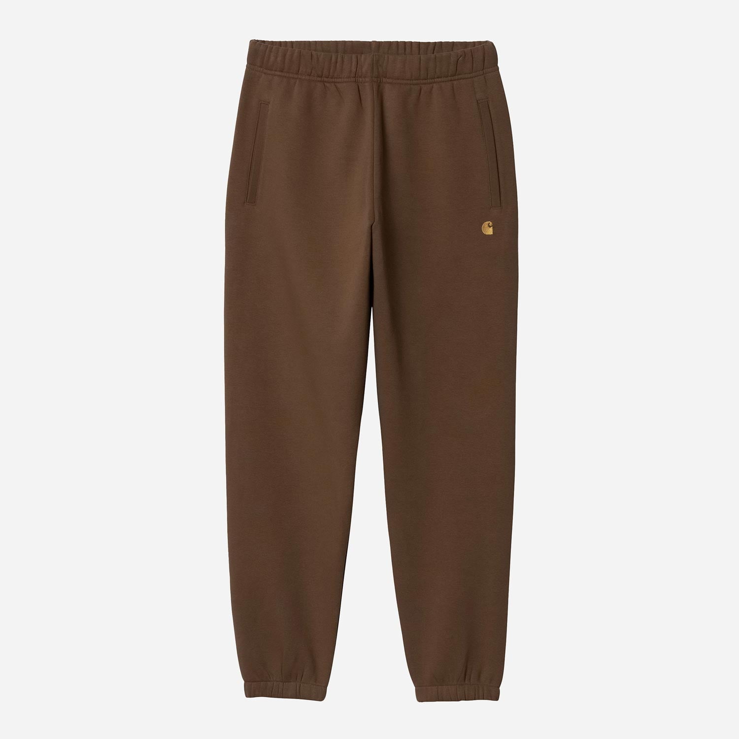Carhartt WIP Chase Loose Fit Sweat Pant - Tamarind/Gold