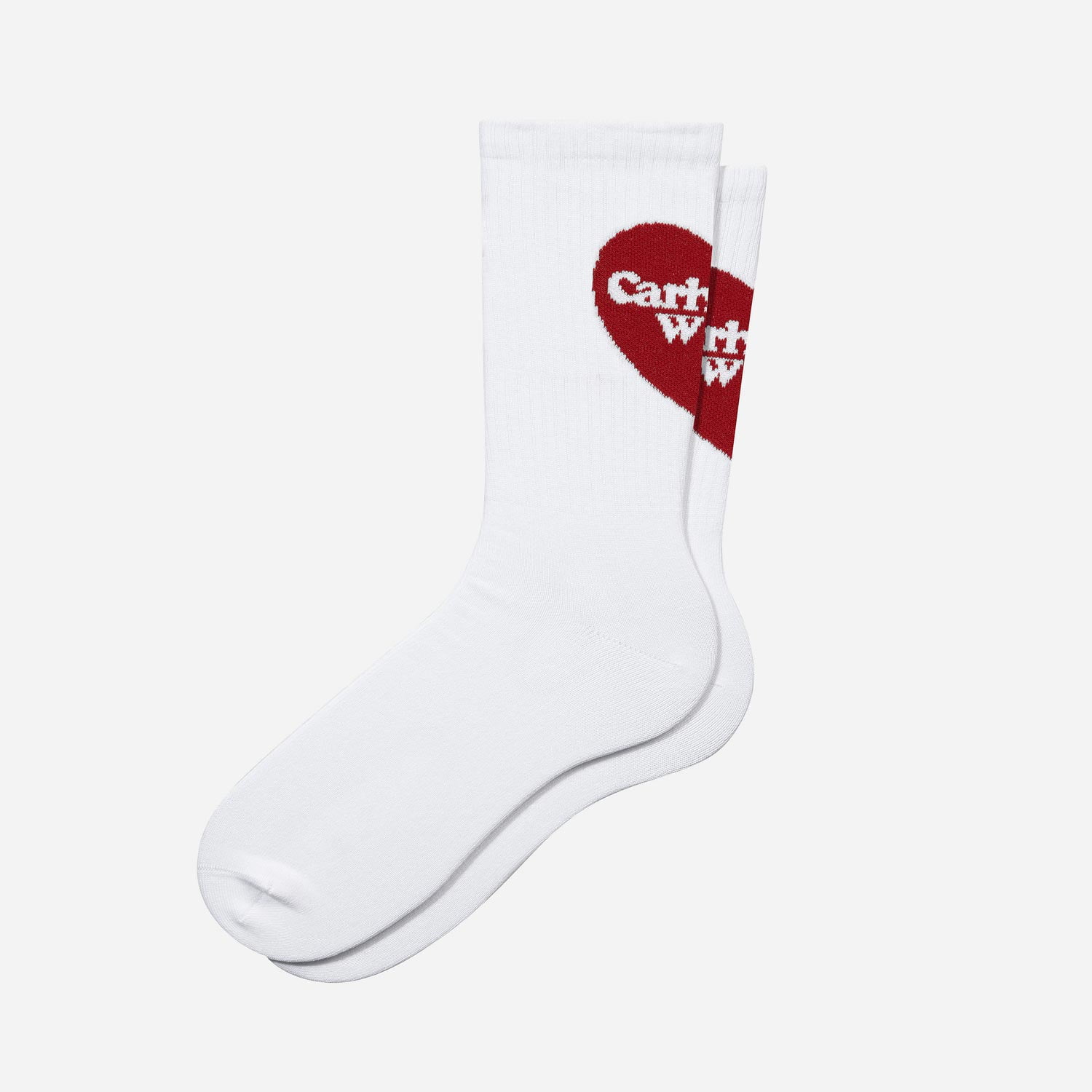 Carhartt WIP Heart Sock - White