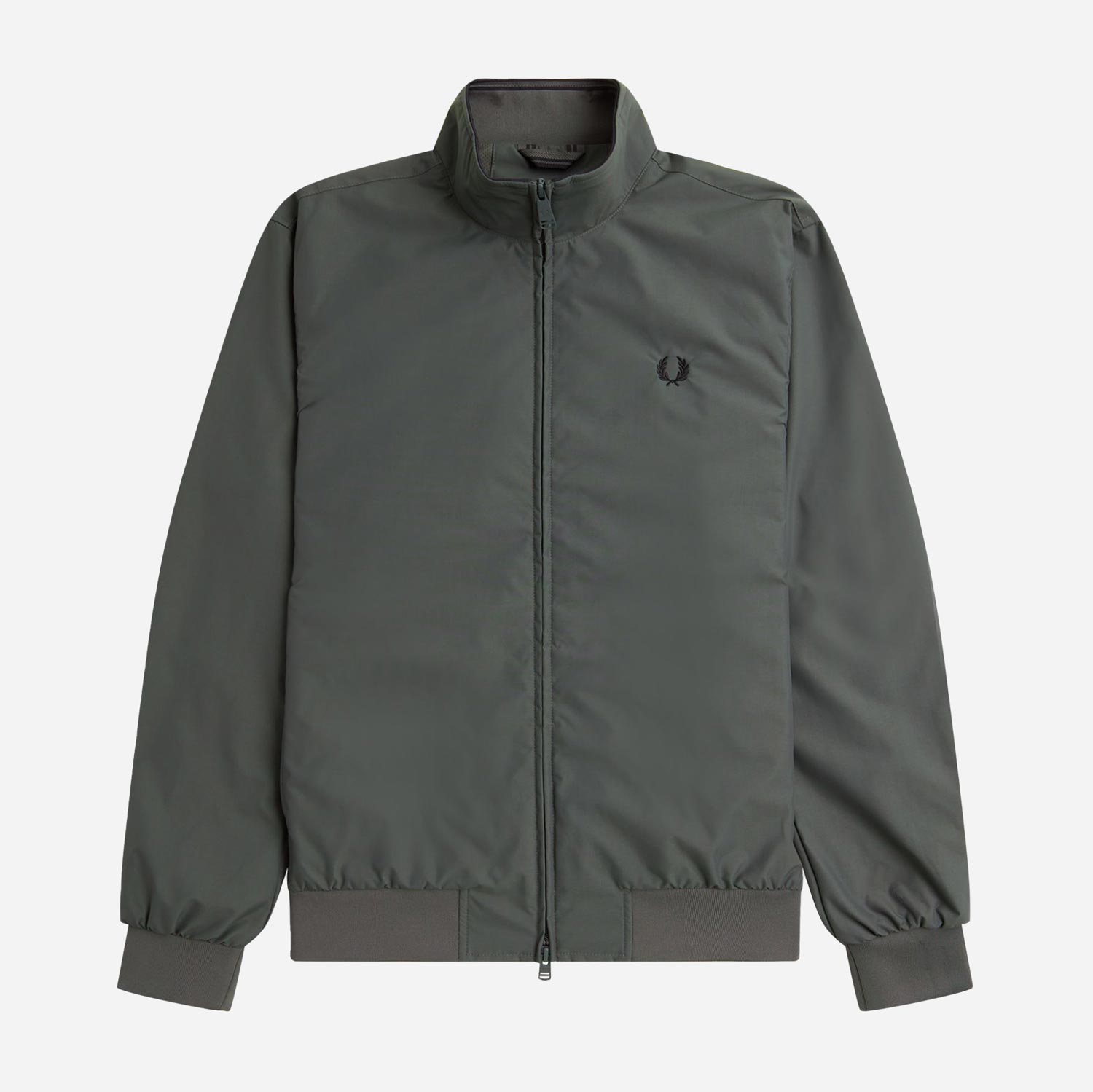 Fred Perry Brentham Regular Fit Long Sleeve Jacket - Field Green
