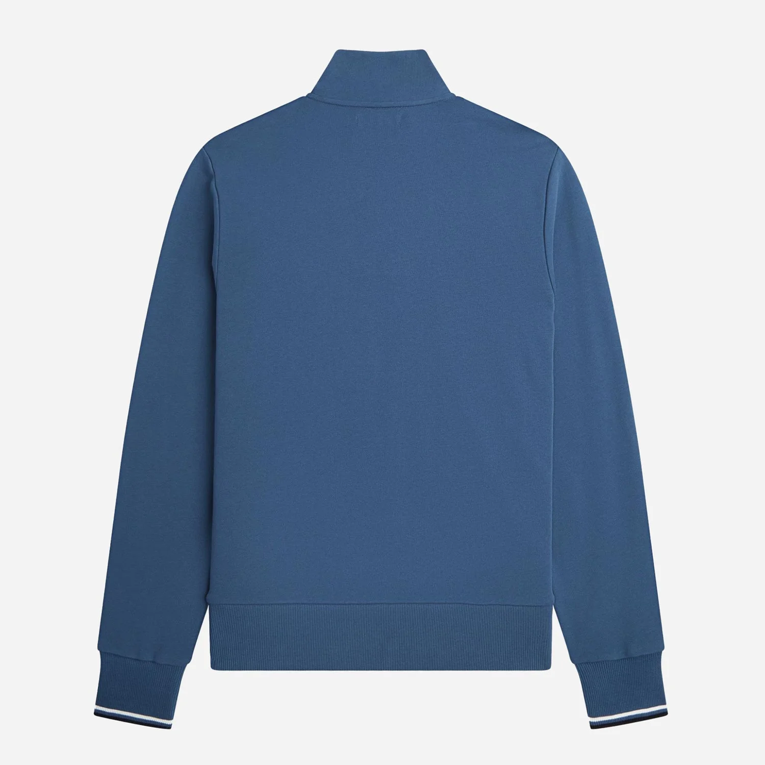 Fred Perry Half Zip Regular Fit Long Sleeve Sweatshirt - Midnight Blue