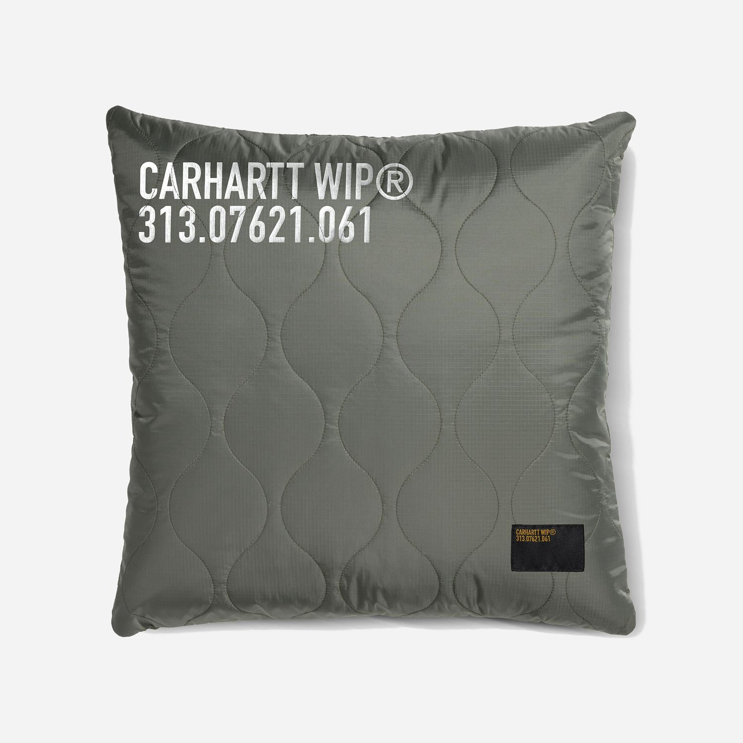 Carhartt WIP Tour Quilted Pillow - Smoke Green/Reflective