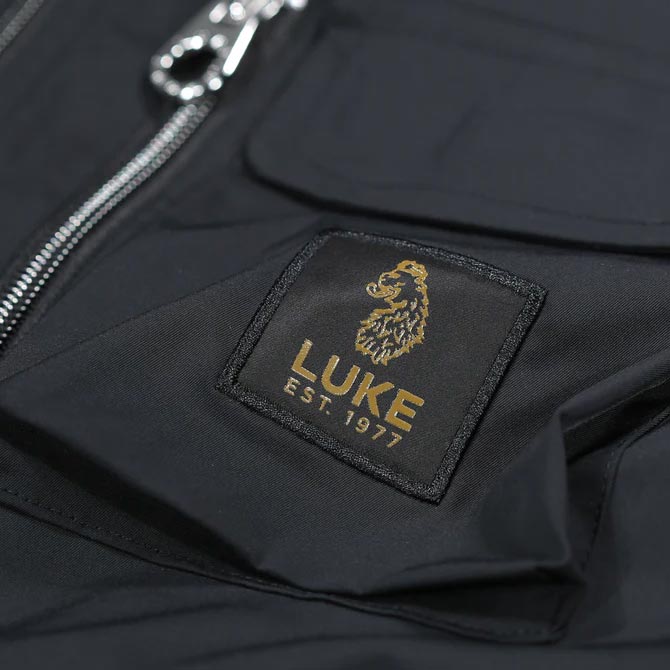 Luke Vietnam Regular Fit Long Sleeve Technical Jacket - Black