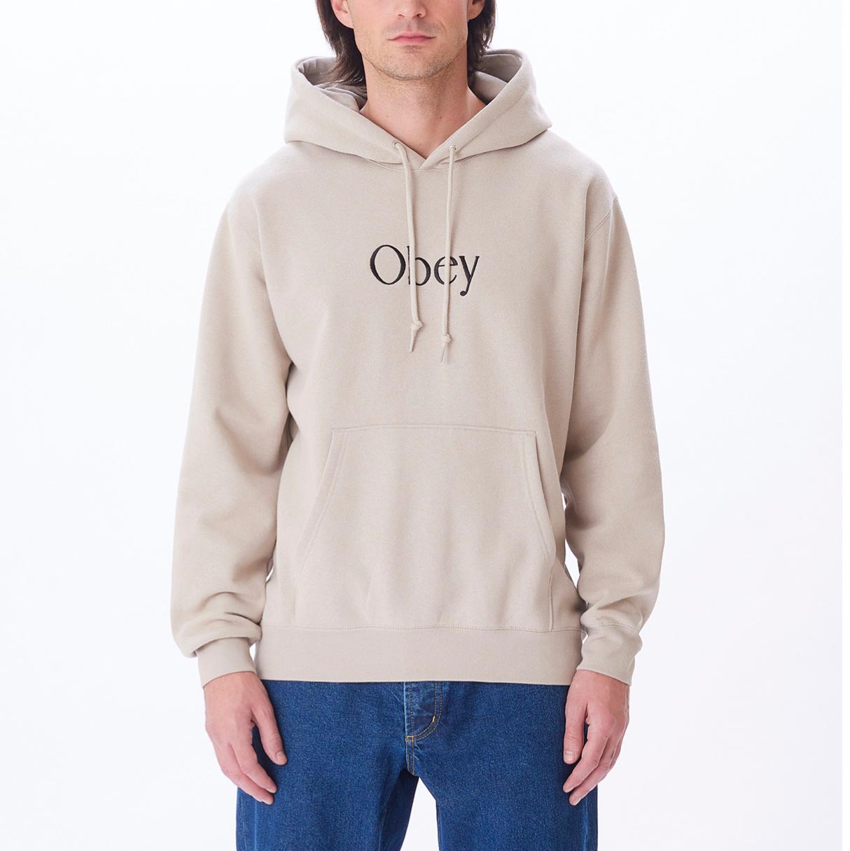 Obey Ages Hoodie - Silver Grey