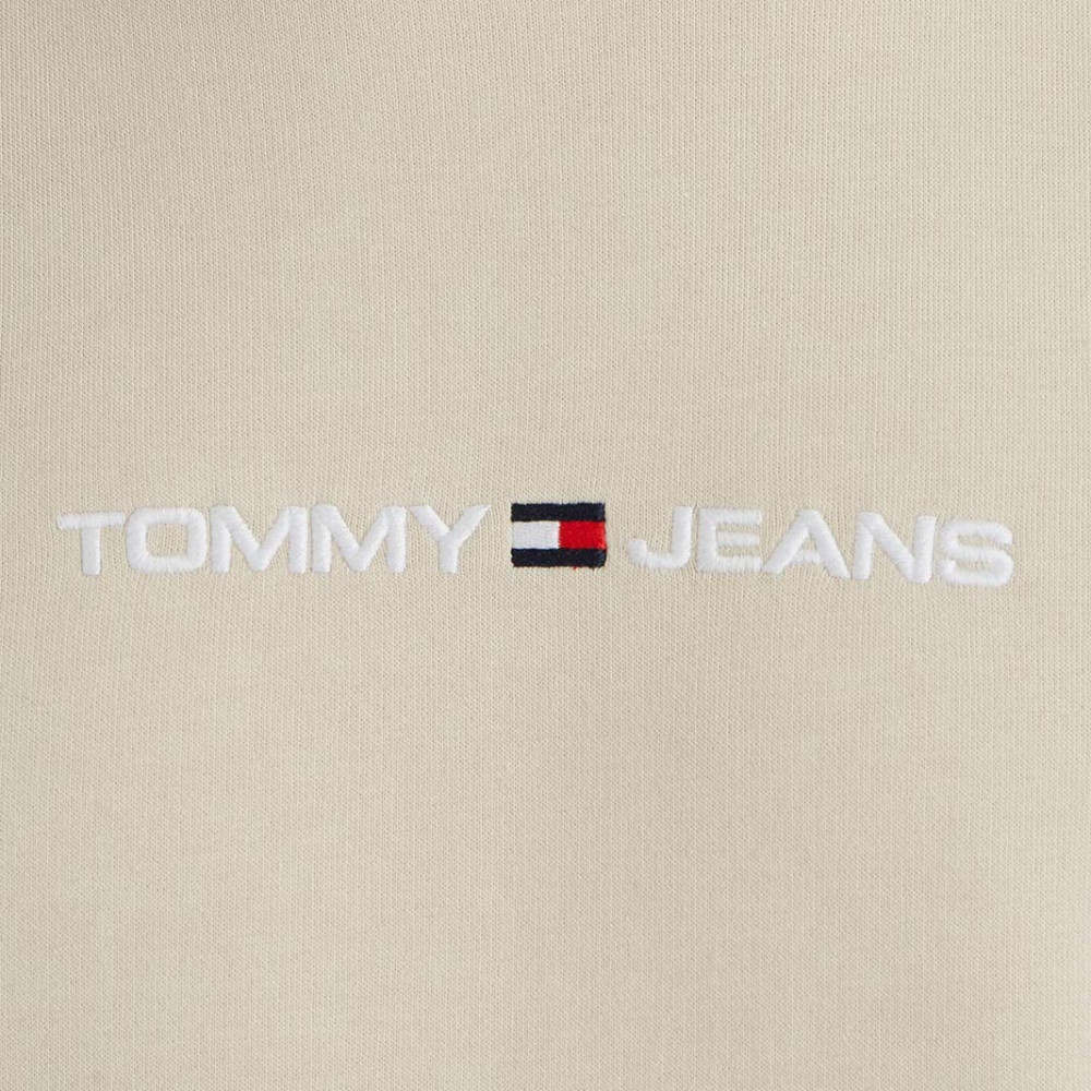 Tommy Jeans Regular Linear Hoodie - Newsprint
