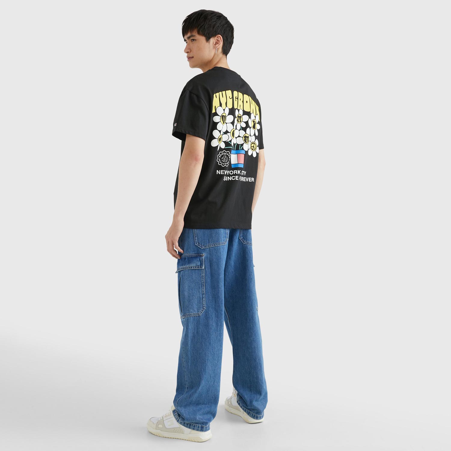 Tommy Jeans Homegrown Daisy Tee - Black