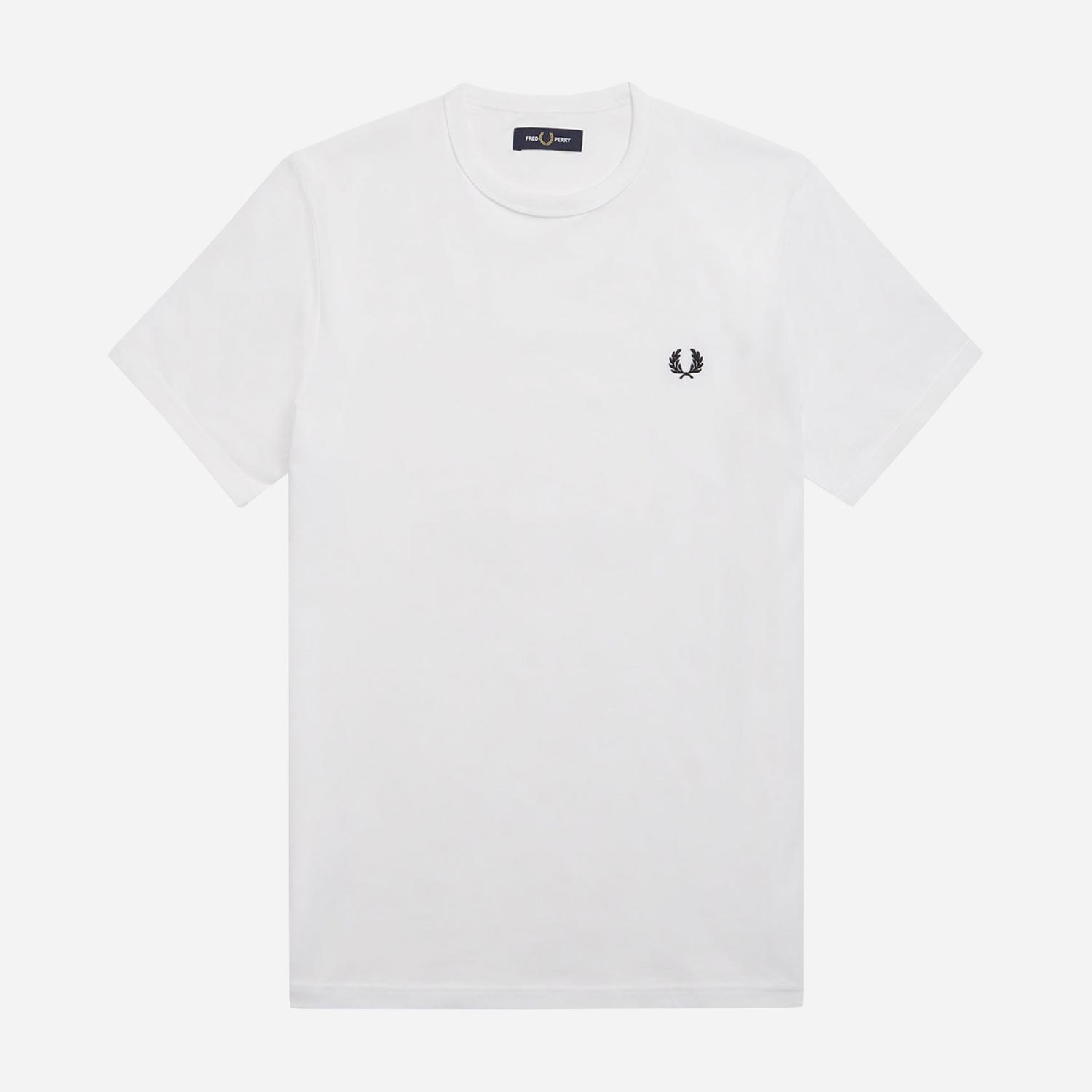 Fred Perry Ringer Tee - White