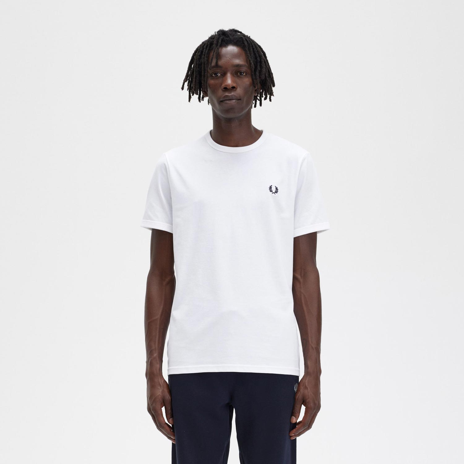 Fred Perry Ringer Tee - White