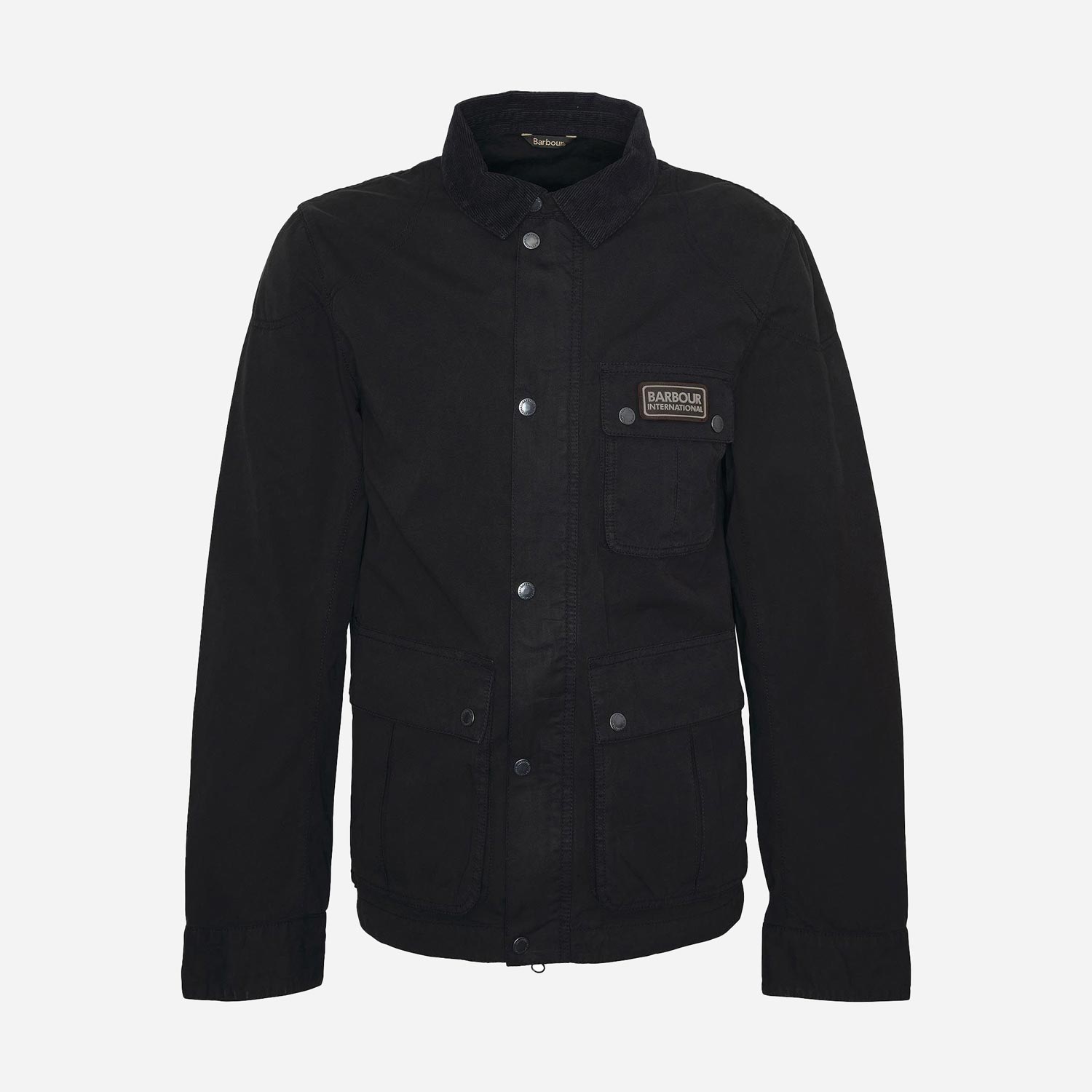 Barbour International Tourer Barwell Casual Slim Fit Long Sleeve Jacket - Black