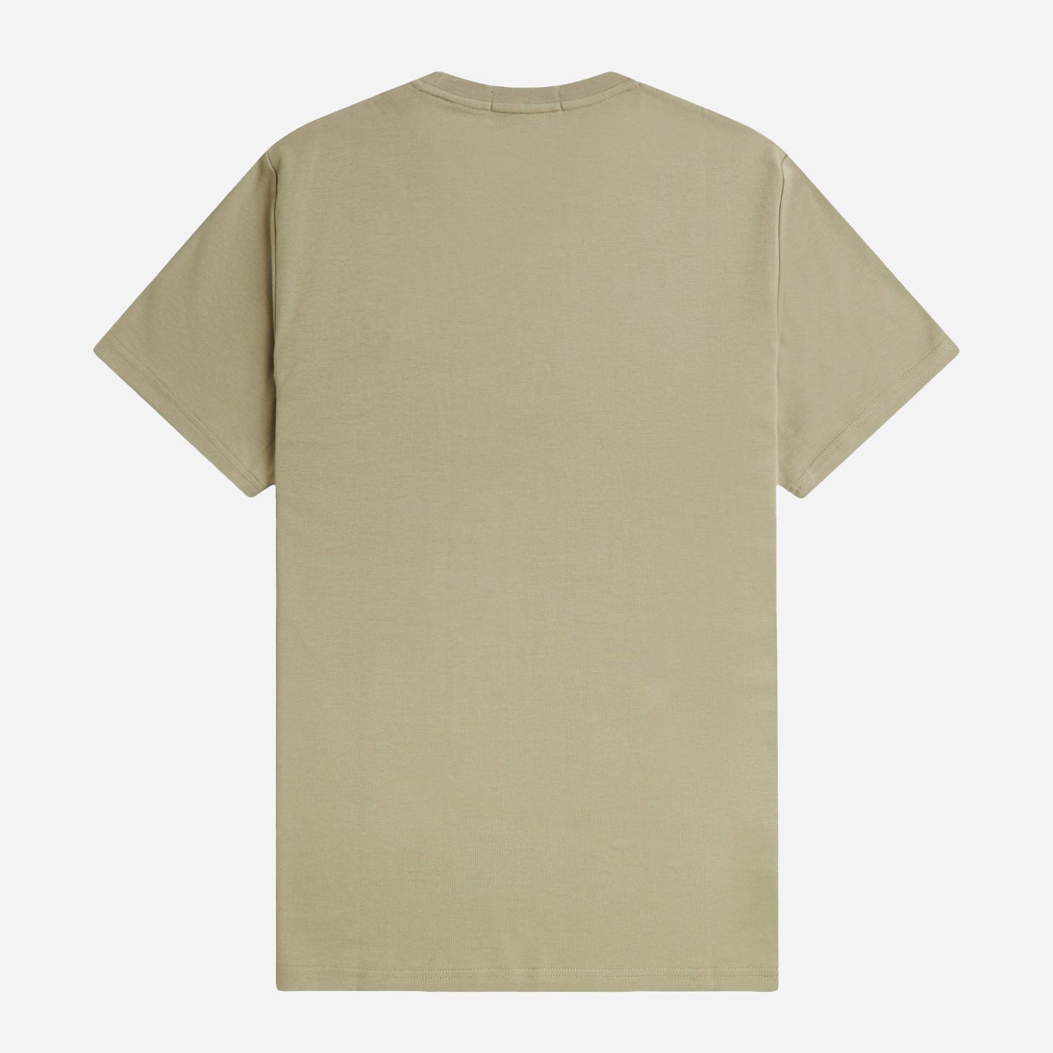 Fred Perry Tape Detail Regular Fit Short Sleeve Tee - Warm Grey