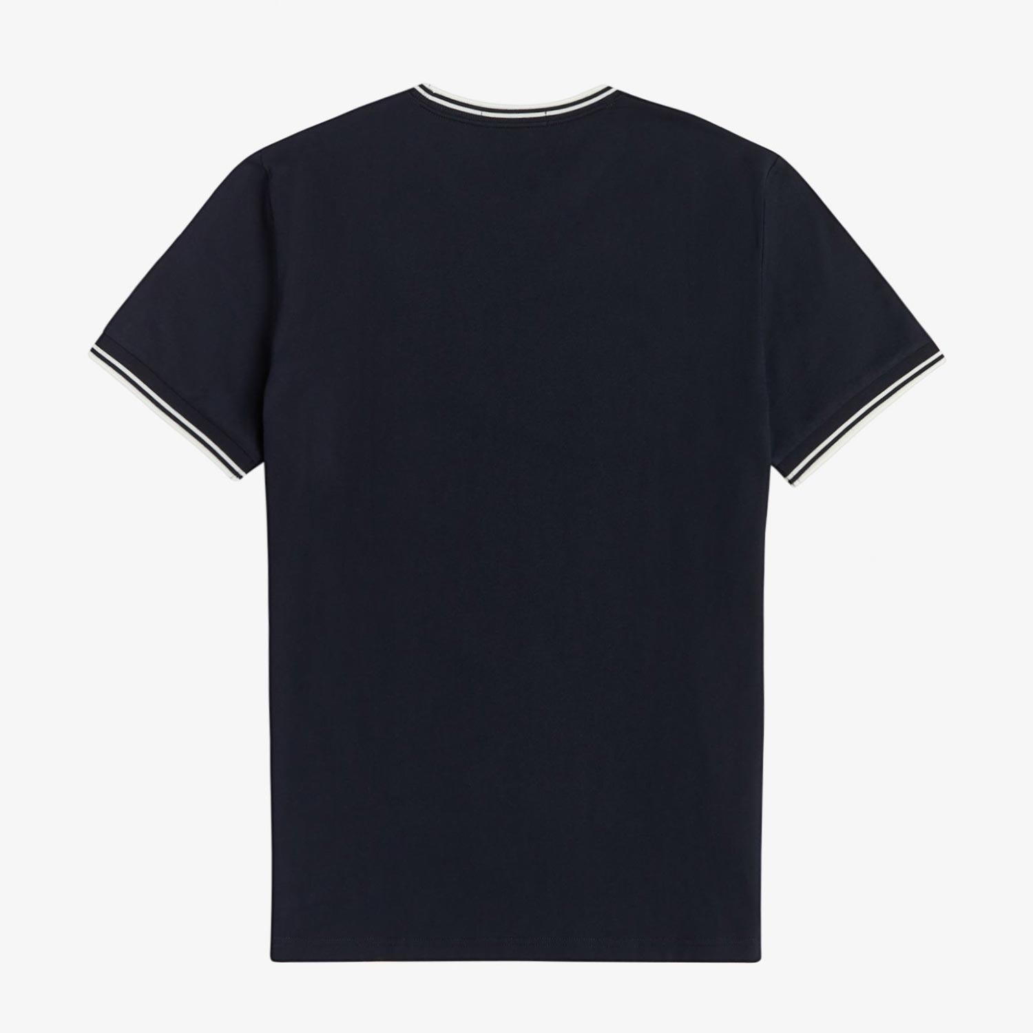 Fred Perry Twin Tipped Regular Fit Long Sleeve Tee - Navy