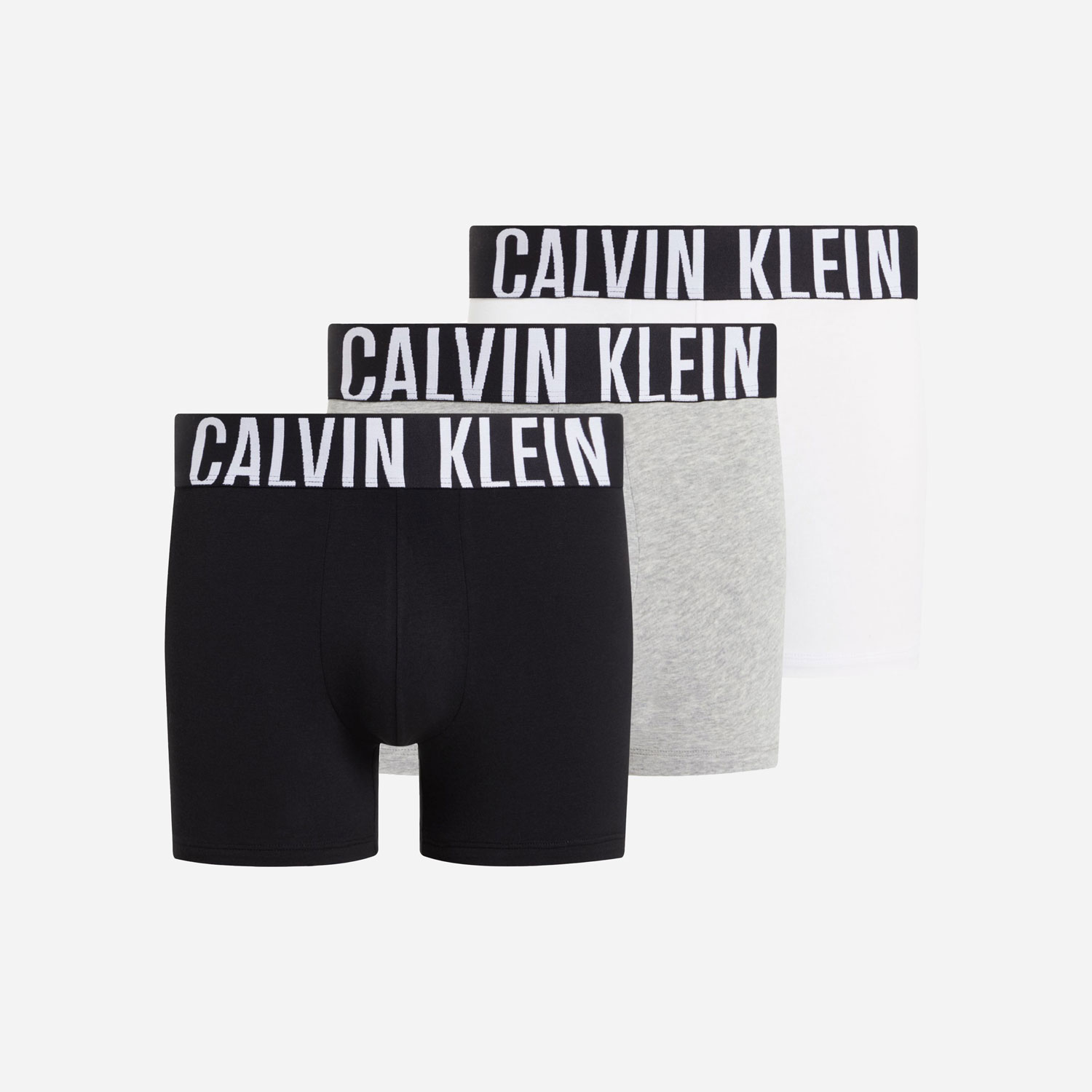 Calvin Klein 3 Pack Boxer Brief - Black/ Grey Heather/White